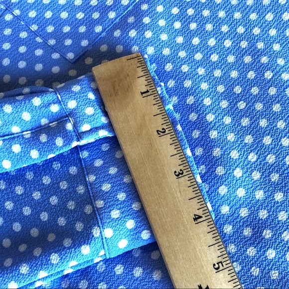 Jones New York Signature Women’s Top Dot Dot Blue - Picture 13 of 17